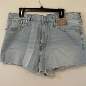 NWT MADEWELL Relaxed denim shorts W31